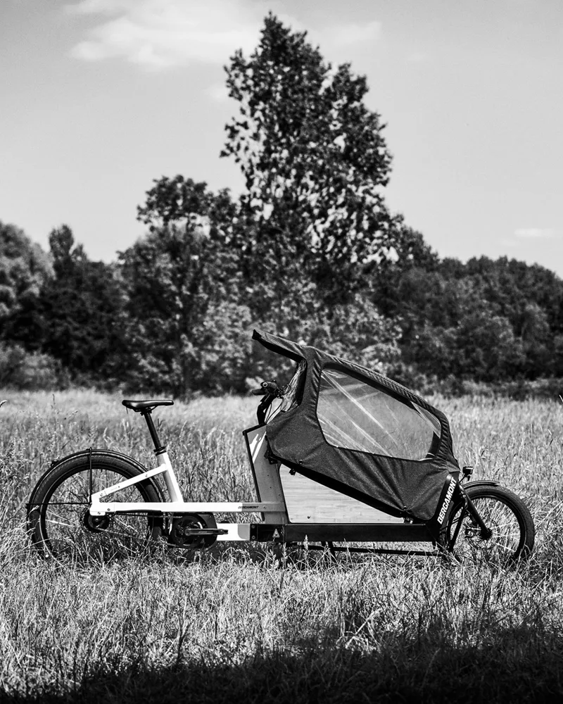 2021 Bergamont E-Cargoville LJ Edition Electric Cargo Bike in White-7